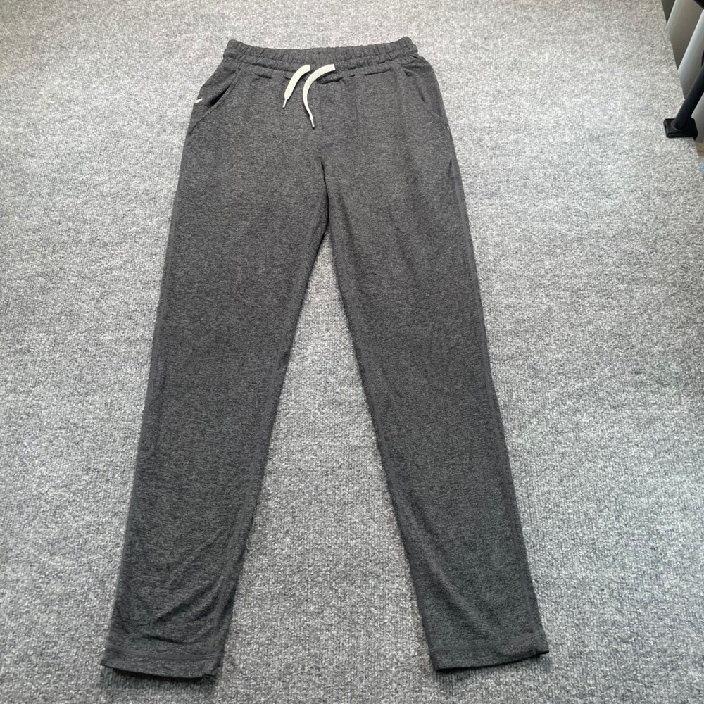 Vuori Ponto Performance Pants Men S Charcoal Heather Grey Joggers V418